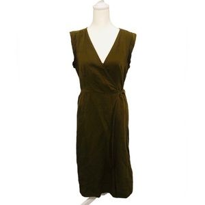 Banana Republic MIDI Dress Size Dark Green